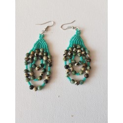 Boucles d'oreilles en chaine